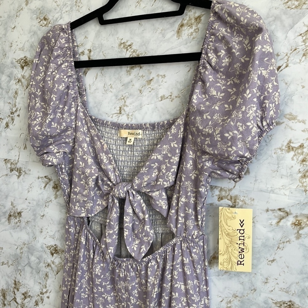 Rewind Floral Open Front Jumpsuit l SIZE M - Picture 2 of 10